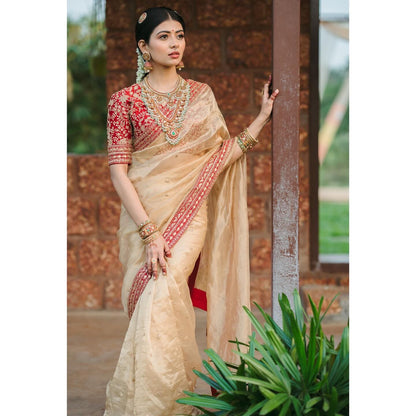 Premium Designer Organza Saree – Elegant Festive Collection