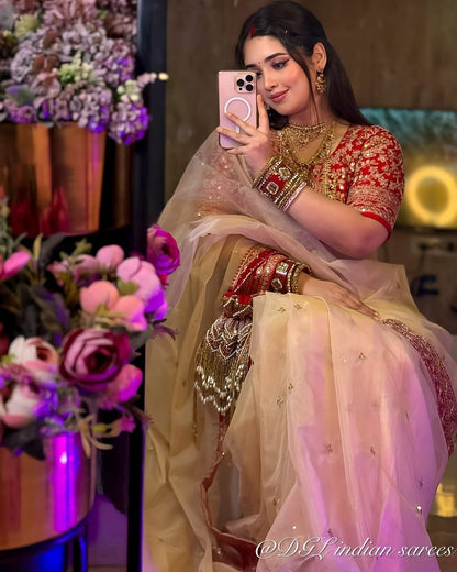 Premium Designer Organza Saree – Elegant Festive Collection