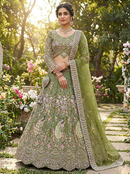 Royal Coding Sequins Butterfly Net Lehenga Choli