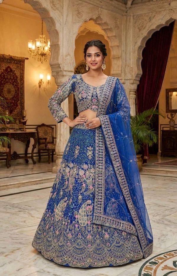 Royal Coding Sequins Butterfly Net Lehenga Choli