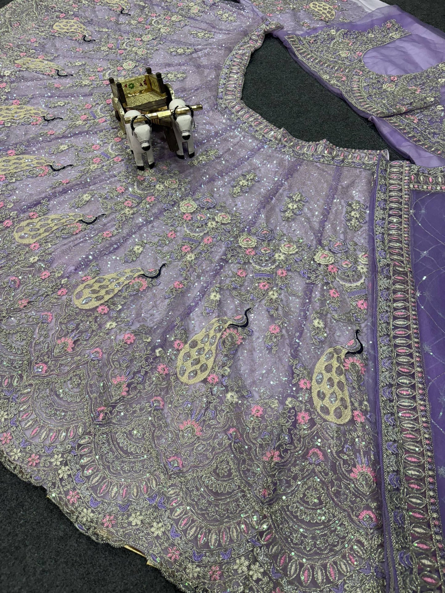 Royal Coding Sequins Butterfly Net Lehenga Choli