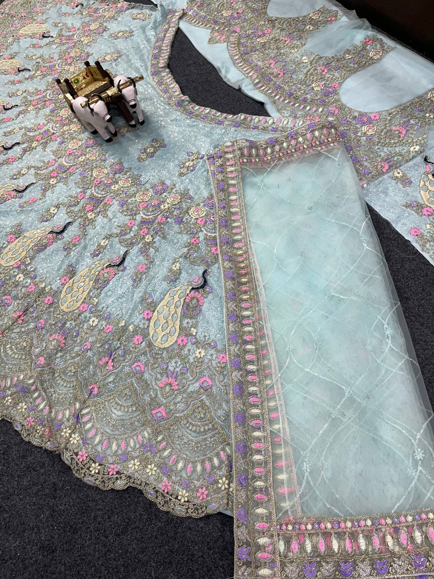 Royal Coding Sequins Butterfly Net Lehenga Choli