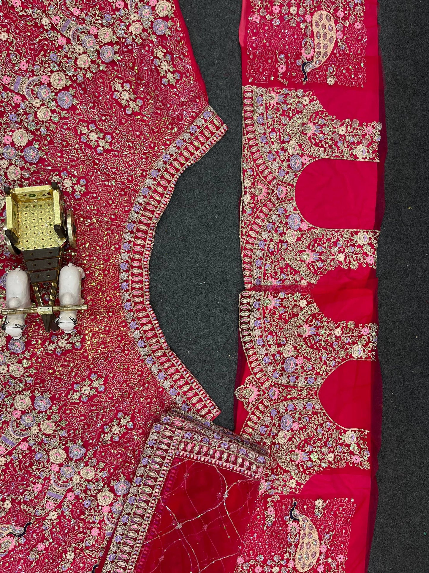 Wedding Special Premium  Butterfly Net Lehenga Choli Set