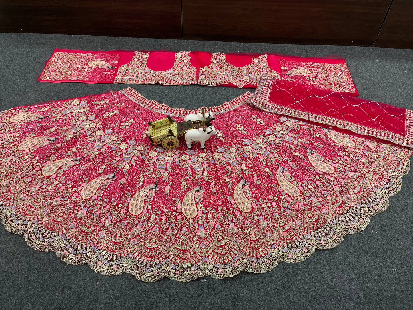 Wedding Special Premium  Butterfly Net Lehenga Choli Set