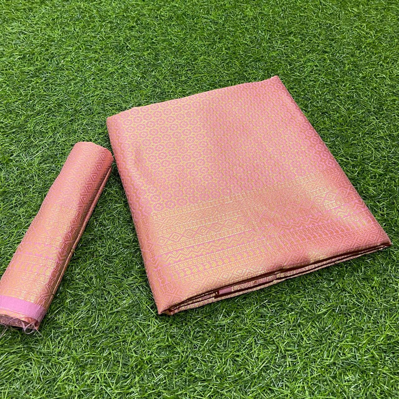 Silk Banarashi Silk Weving Wedding Wear Saree With Rich Look Blouse